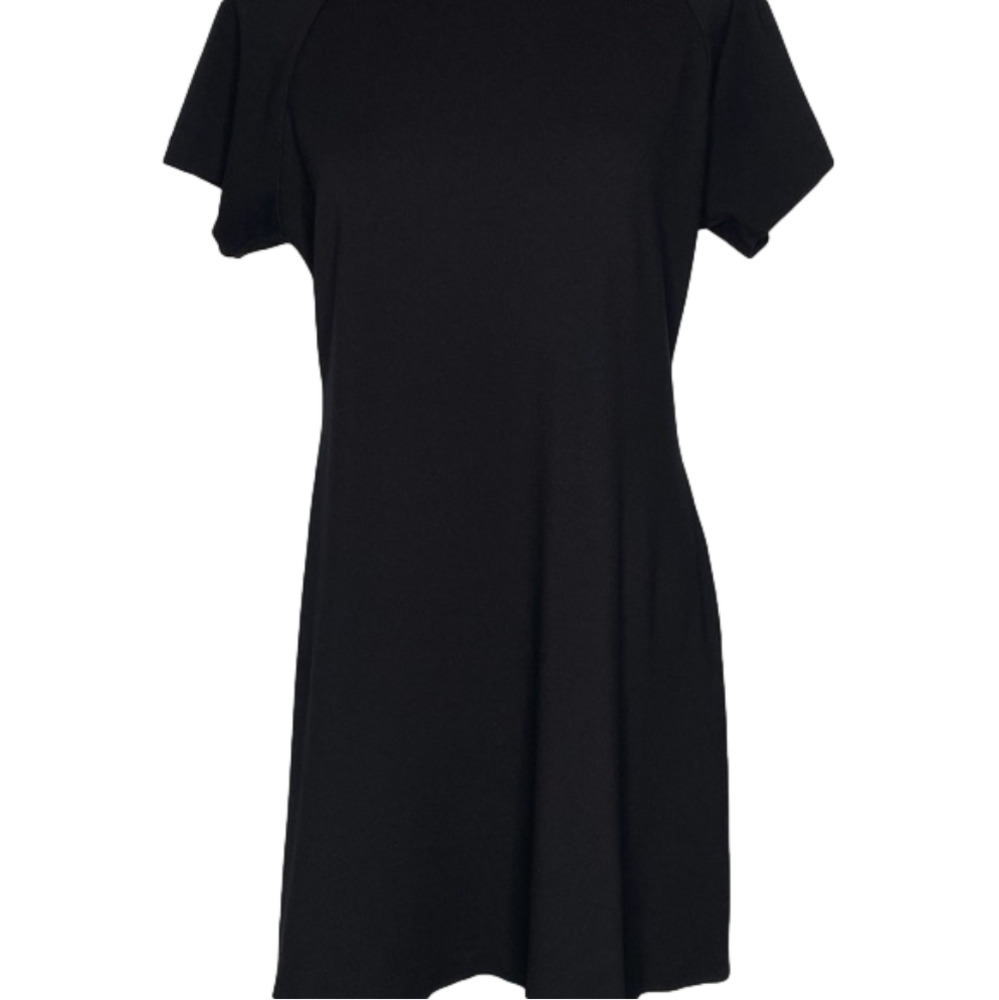 Uniqlo black cotton dress.
